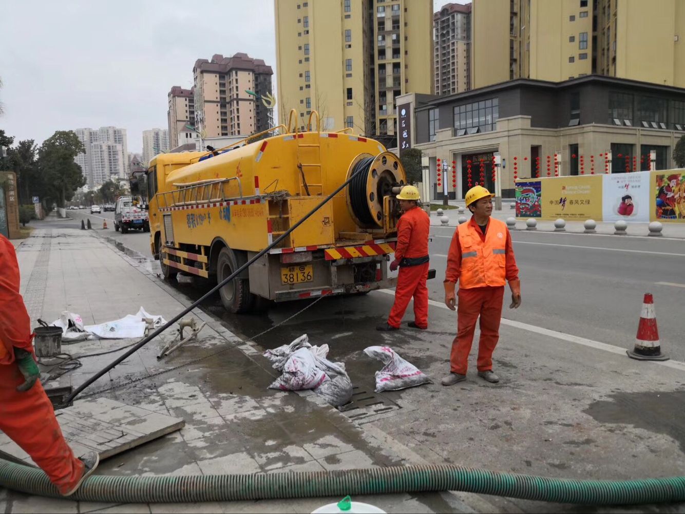 闽清排污管道清淤-管道清洗